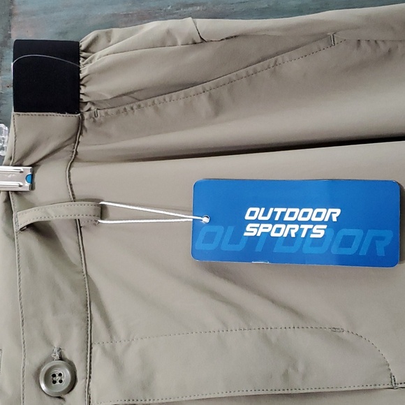 OUTDOORSPORTS Women's Hiking Pants in Khaki, Size 38, NWT - Picture 7 of 12